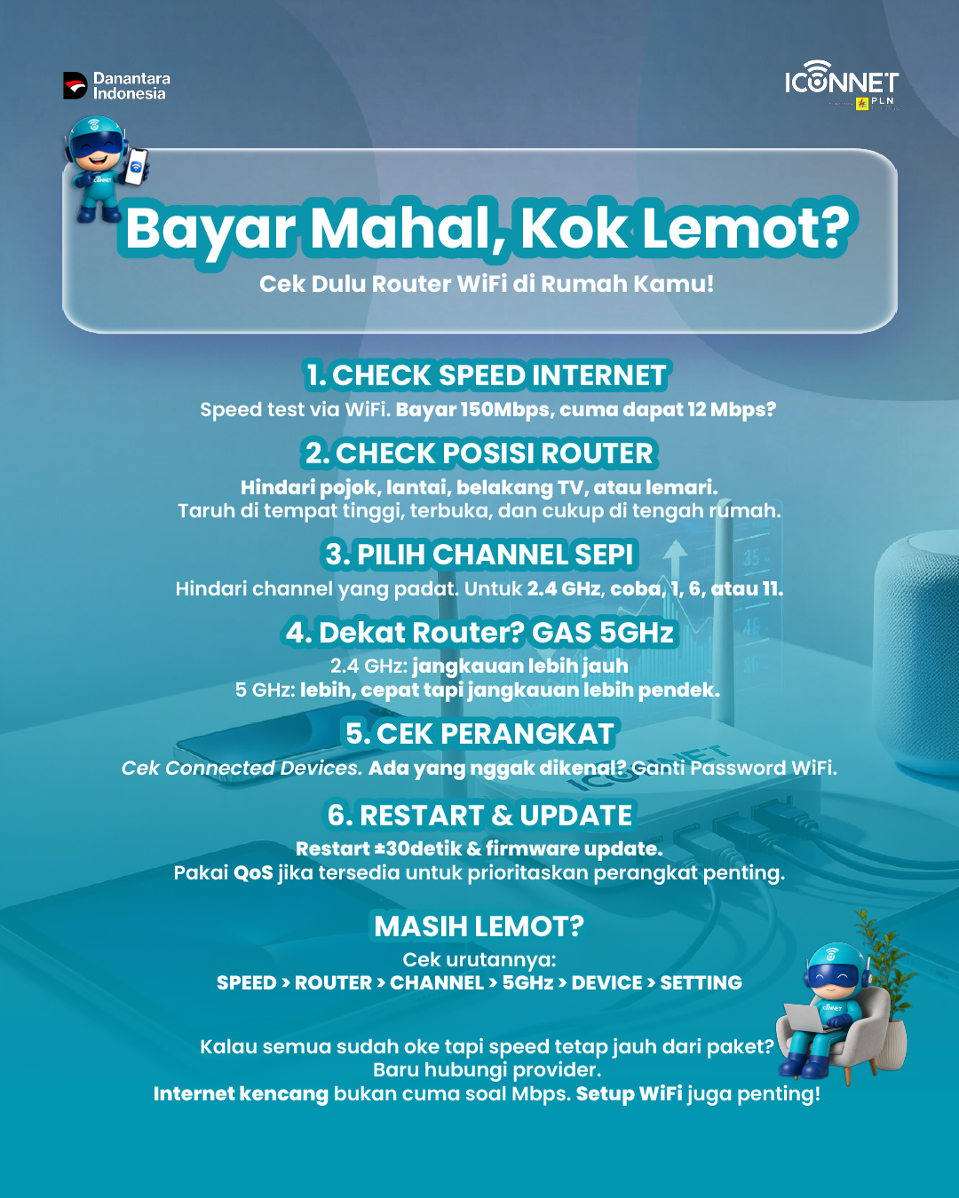 WiFi Lemot Padahal Bayar Mahal? Ini 6 Cara Cek Router